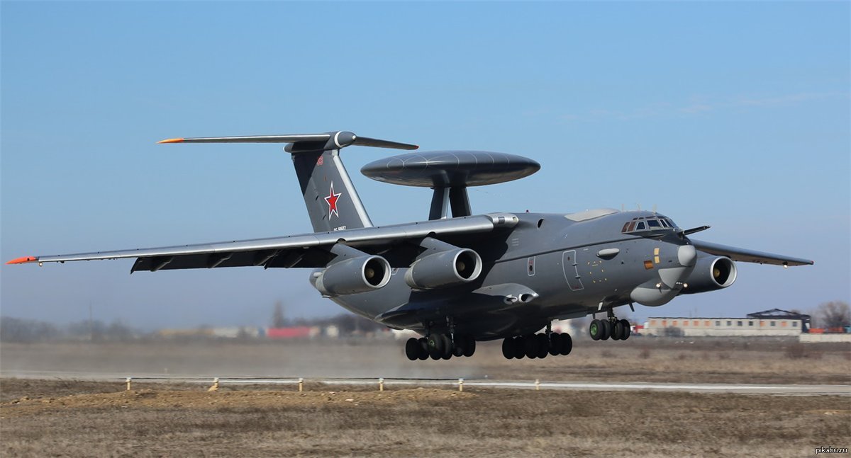 Самолёт ДРЛОиУ А-50У - дальнего радиолокационного обнаружения и управления.  | Пикабу
