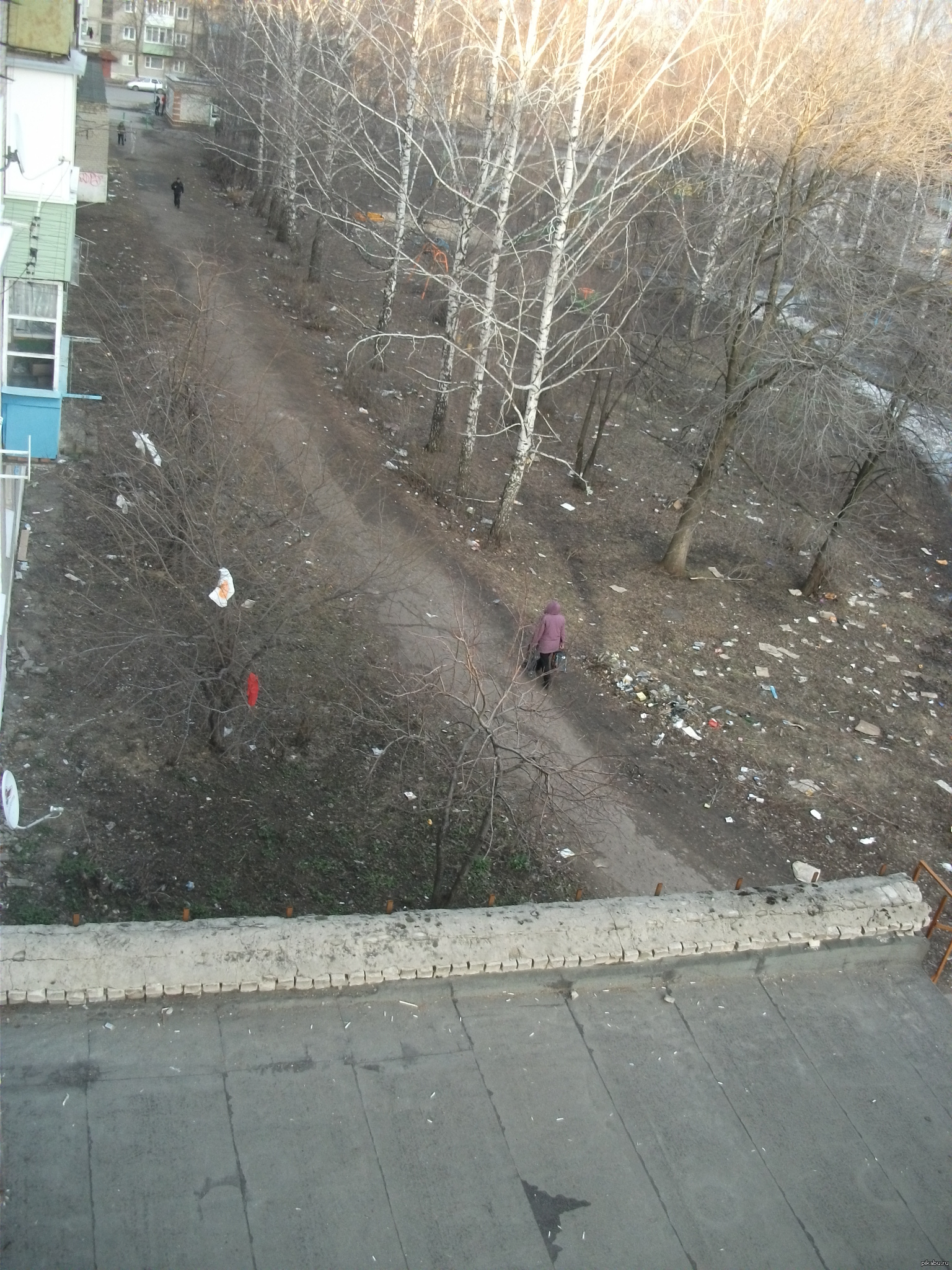 This is the picture I see every spring from the balcony ((( - My, Musok, Spring