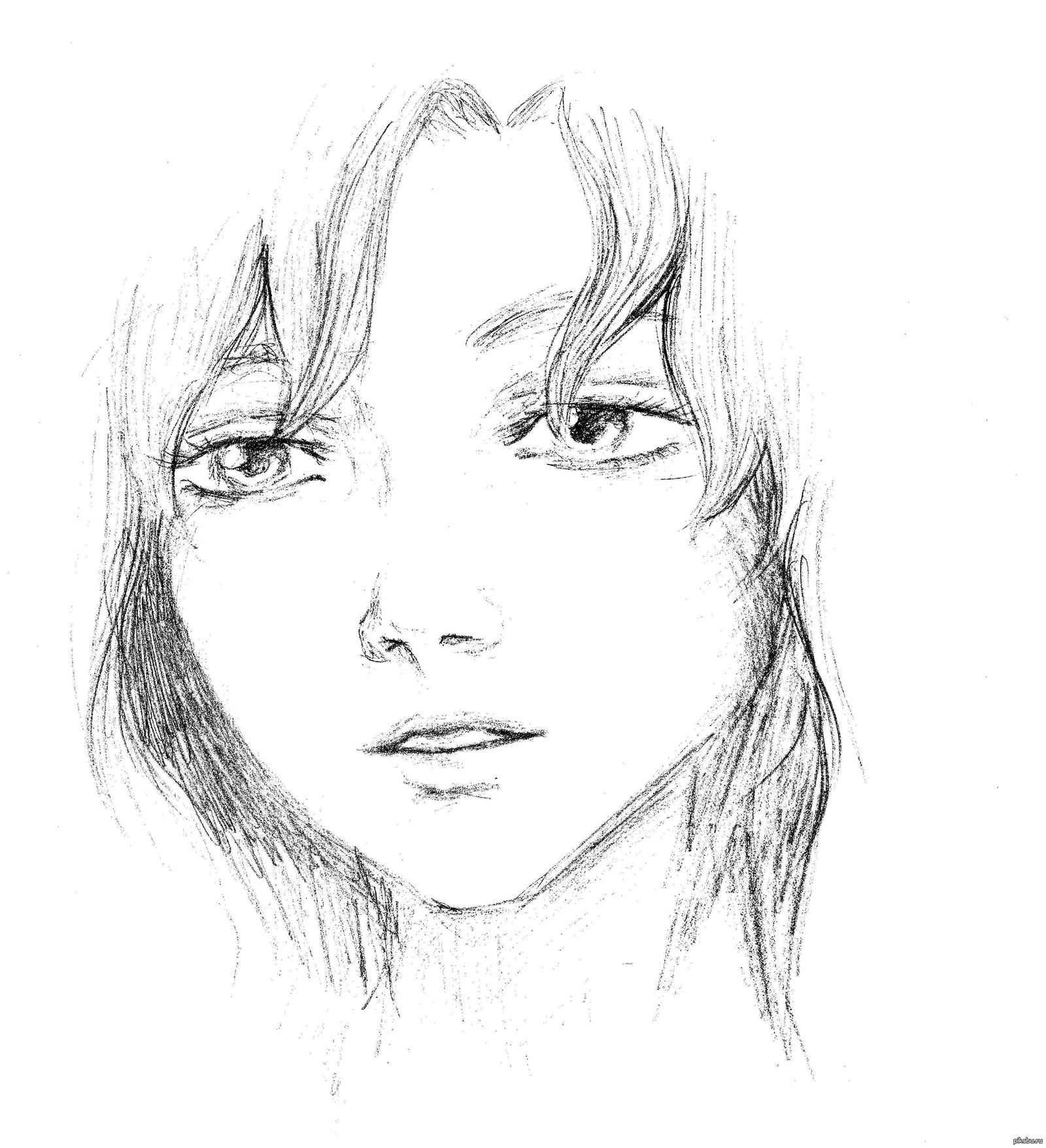 Легкие люди простым карандашом. Лицо рисунок. Лицо девушки рисунок. Лицо девушки рисунок карандашом. Набросок лица девушки.