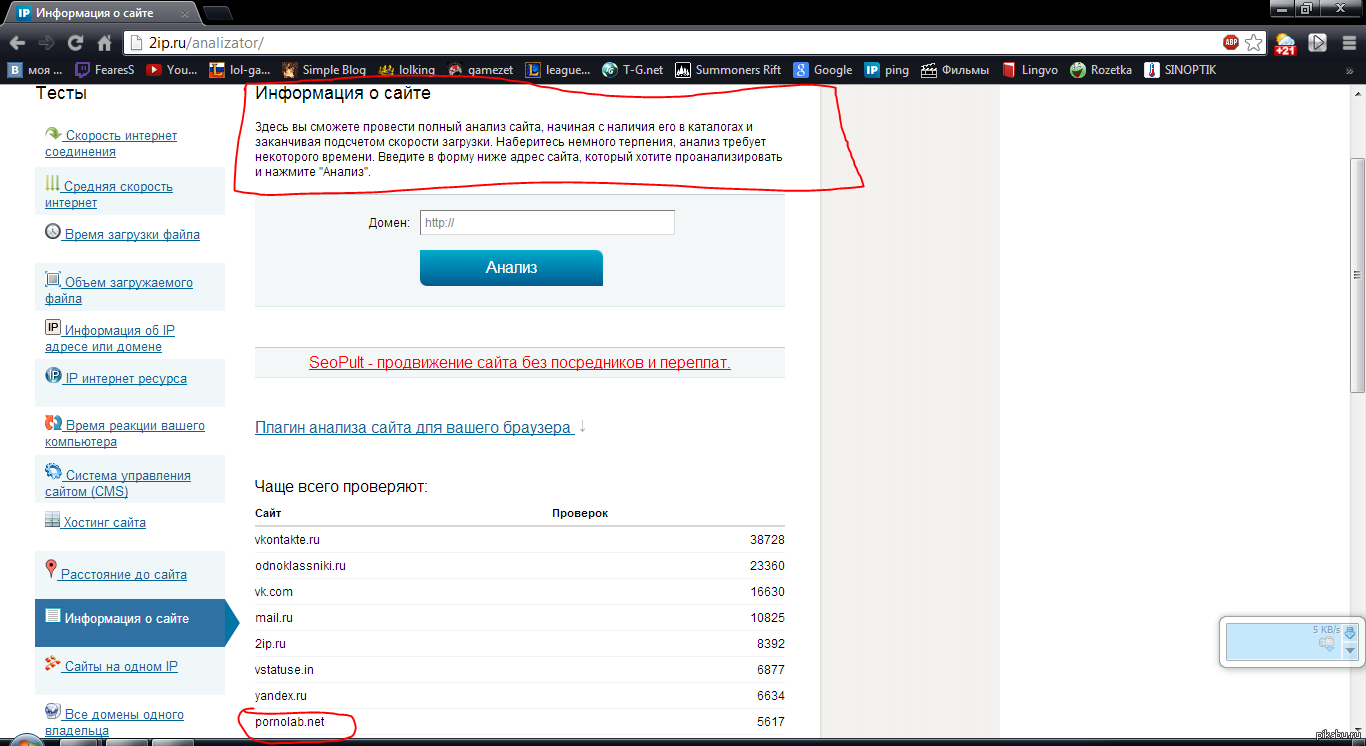 Что же люди чаще всего проверяют? - Моё, Скриншот, 2ip