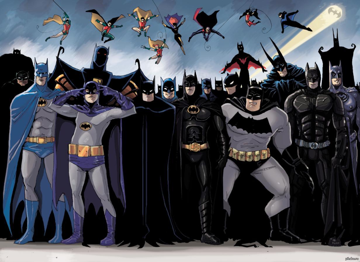 Batman through the years. Art. | Пикабу