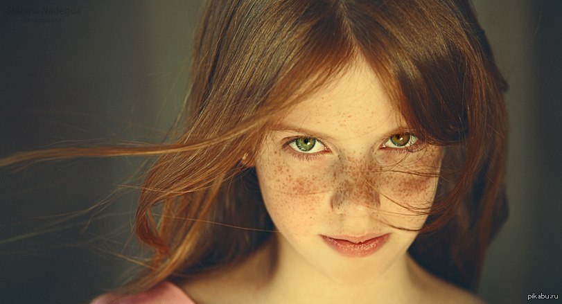 Freckles Brunette