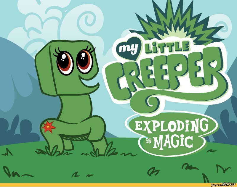 My Little Creeper - My little pony, Minecraft