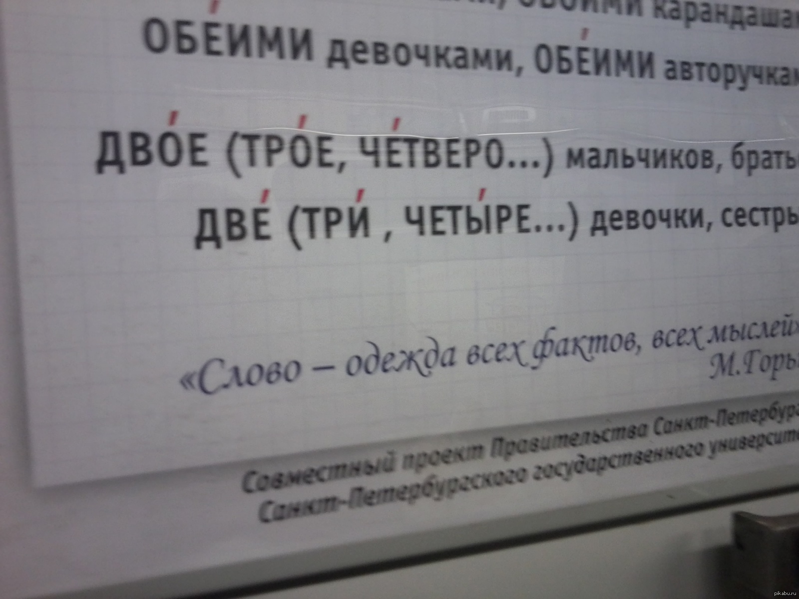 Спасибо, я не знал, куда поставить ударение! | Пикабу