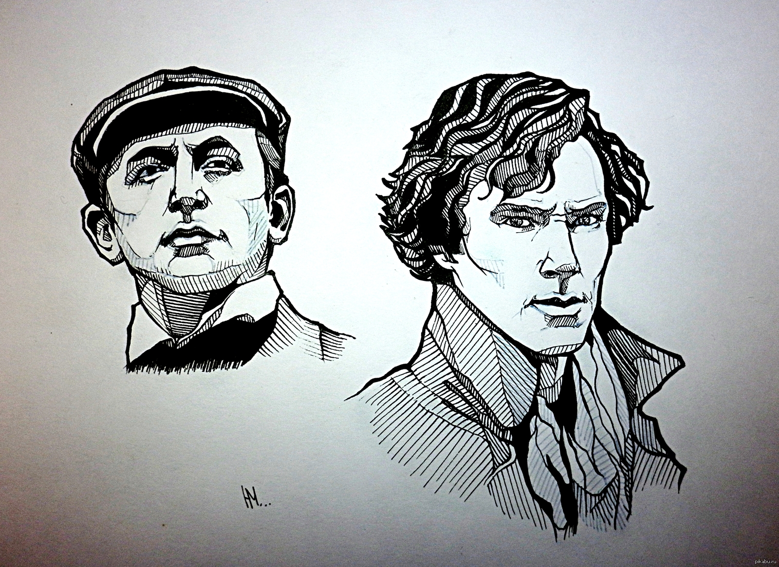 Доктор ватсон и карандашный огрызок. Портрет доктора Ватсона. Портрет Холмс и доктор Ватсон.