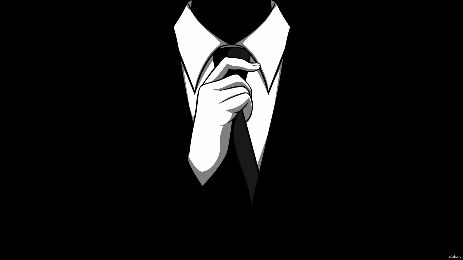 Черно белая обложка для вк. Строгая аватарка. Аватарка с галстуком. Смокинг арт. Силуэт в костюме и галстуке.
