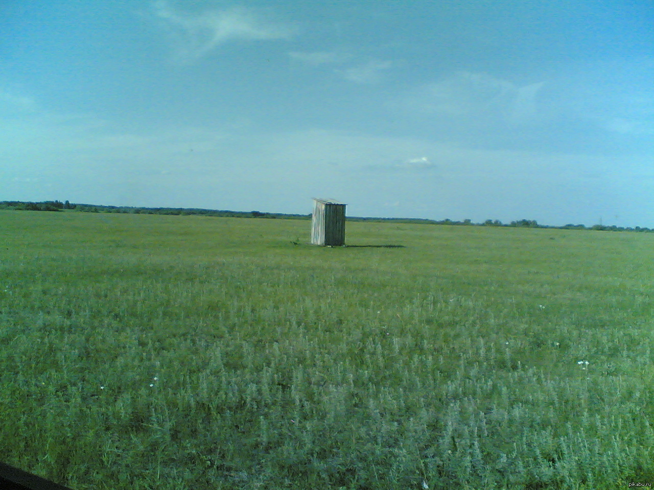 Туалет в поле
