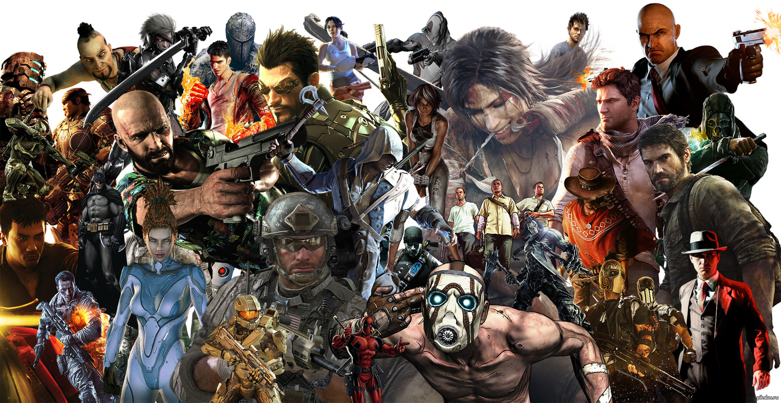 100.000 игр. Персонажи разных игр. Популярные игровые персонажи. Несколько игр в одной картинке. Крутые персонажи.