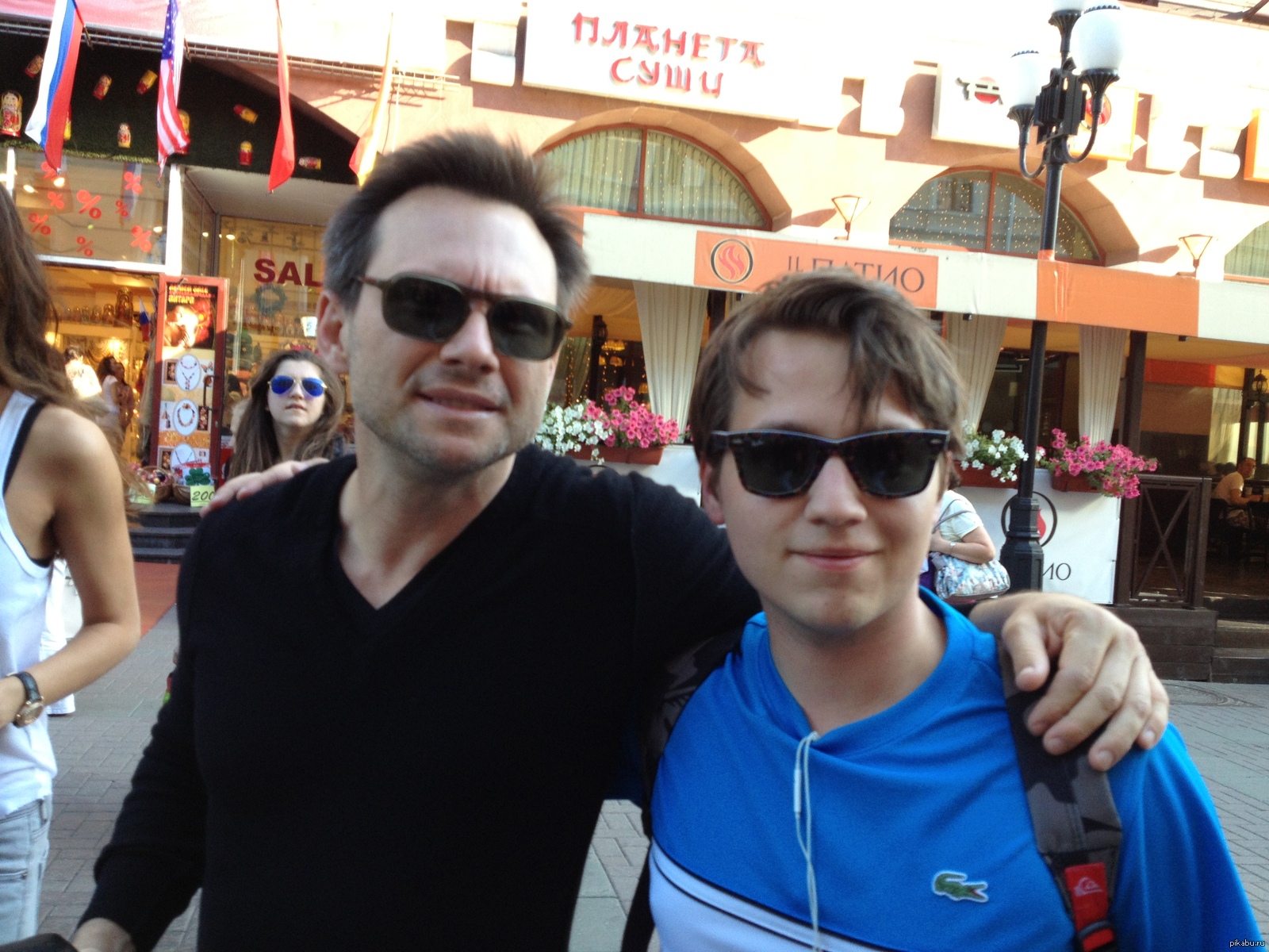 Christian Slater on the Arbat - My, Actors and actresses, My