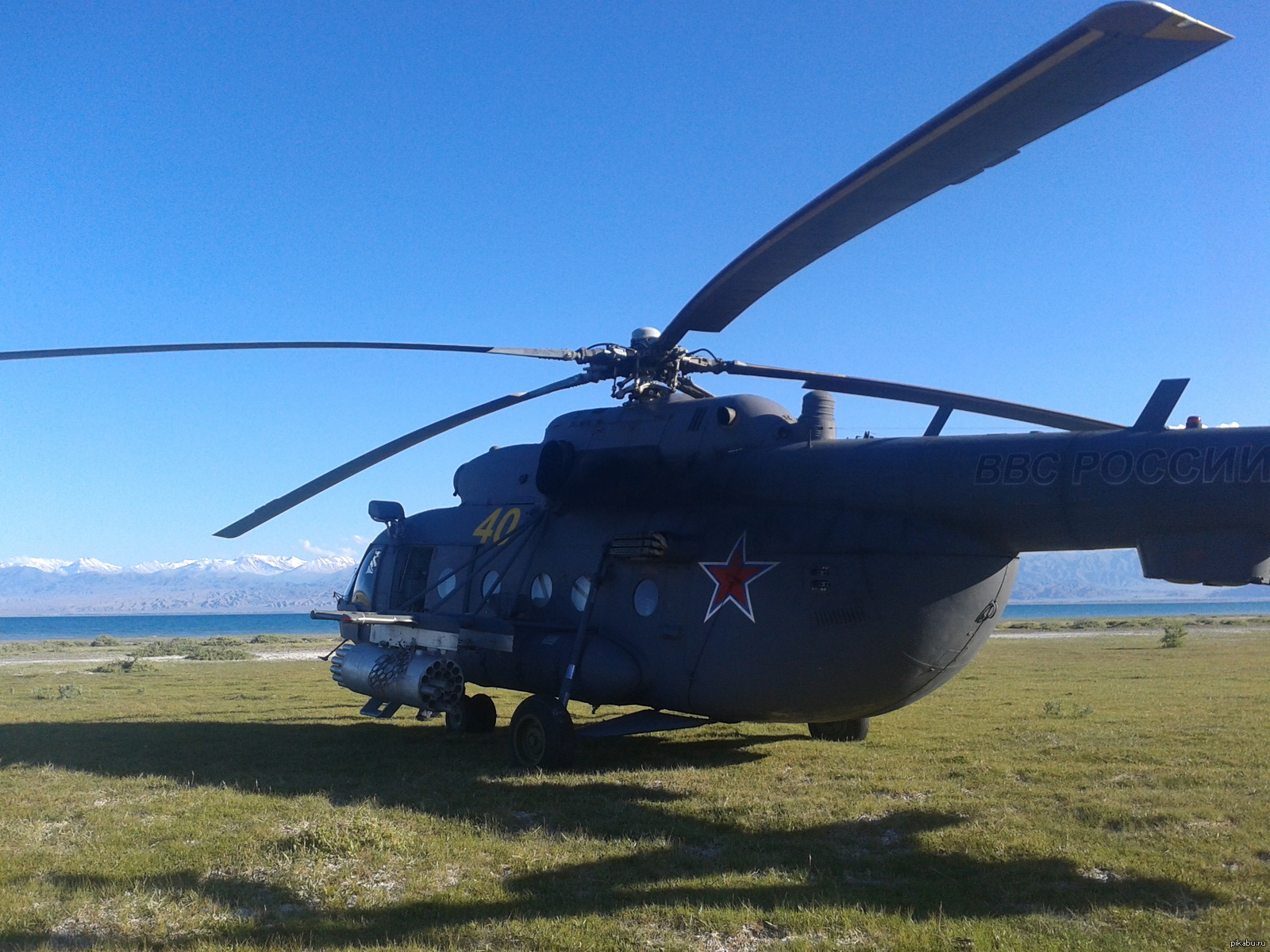 Покатульки на военном вертолёте. | Пикабу