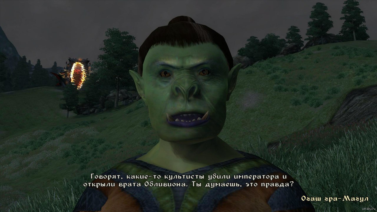 Думал убьют. Мемы про the Elder Scrolls Oblivion. Tes 4 Oblivion мемы. Врата Обливиона орк. Врата Обливиона Мем.