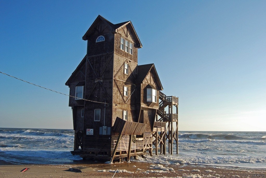 Ocean house. Rodanthe North Carolina. Роданте город.