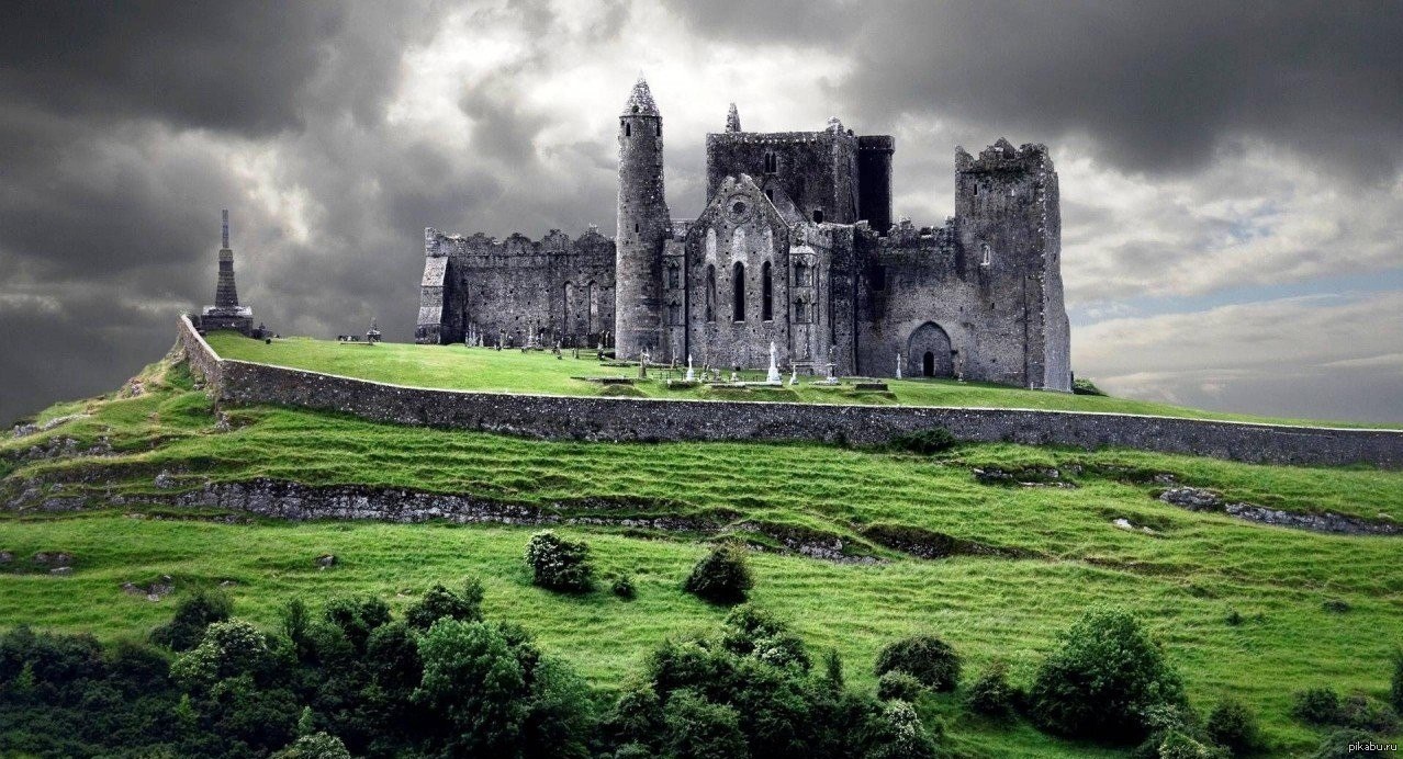 Scotland northern ireland. Замок Килхурн, Шотландия. Скала Кашел Ирландия. Замок Кашел Ирландия. Баллихара Ирландия.