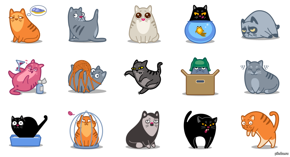 Cats pats. Рисунки котиков. Стилизованные коты. Мультяшные коты. Котик иконка.