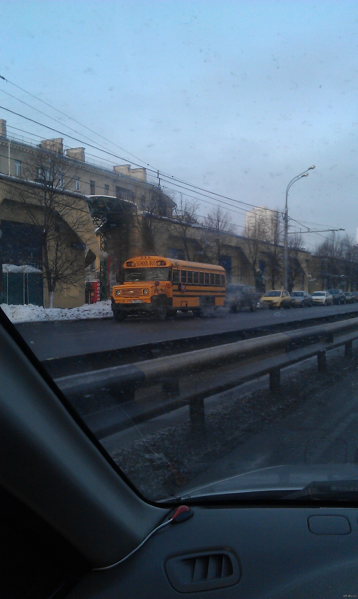 Утро.Москва. 2011 год. Новорязанское шоссе | Пикабу