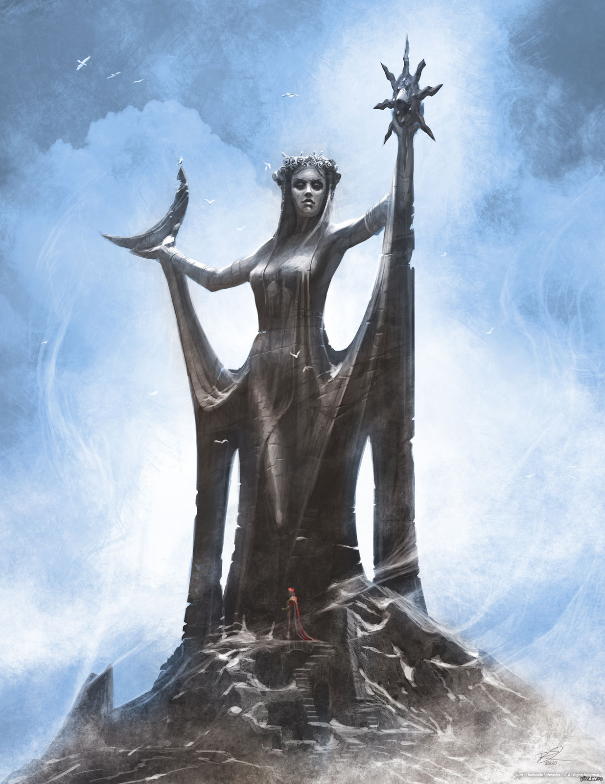 Гиллель. Принцы даэдра Азура. The Elder Scrolls Азура. Статуя Азуры. Азура принцесса даэдра.