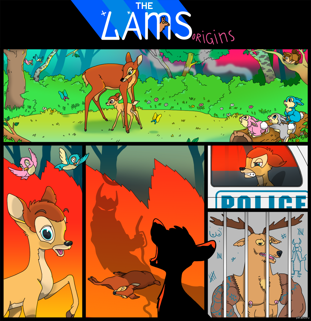 Bambi is vengeful. - Cartoons, Revenge, Zeki, Prisoners
