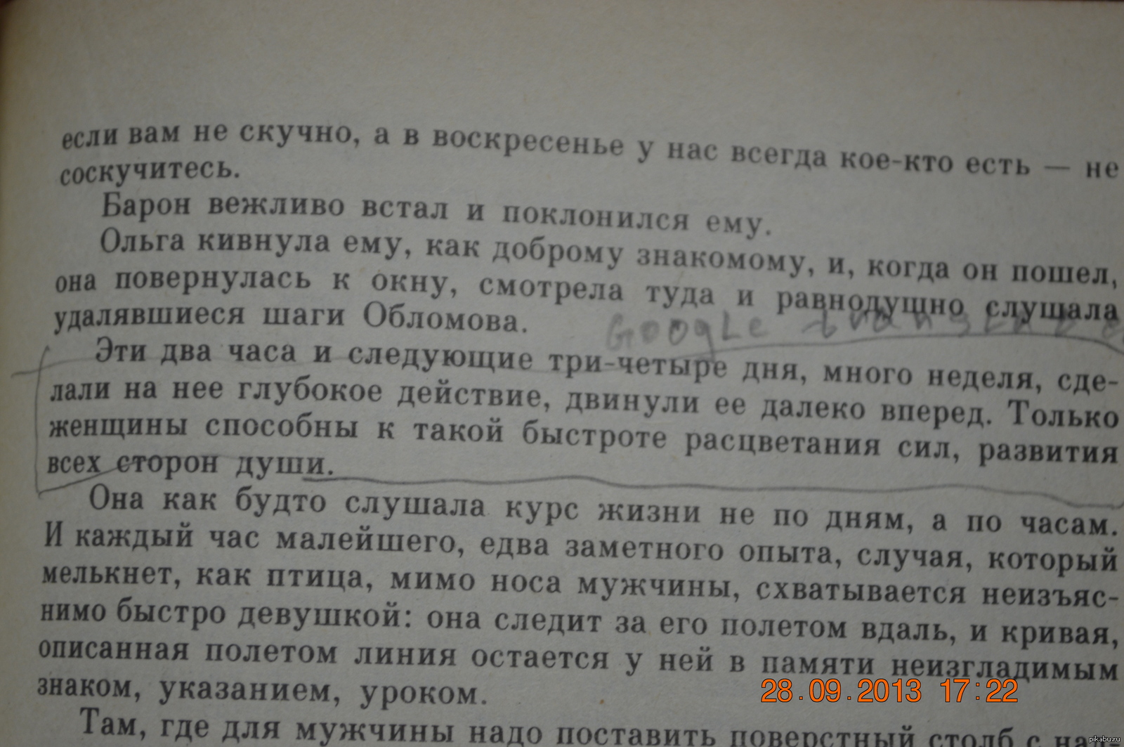 Гончаров и Google translater | Пикабу