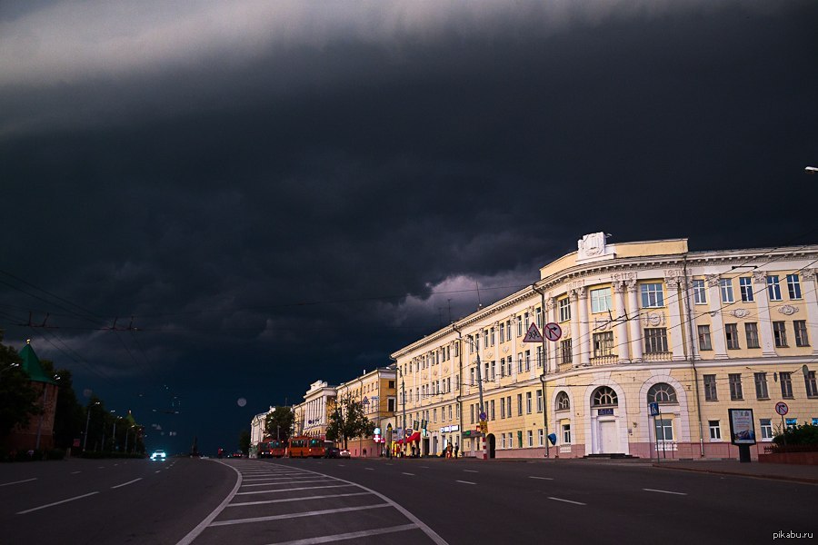 Гроза в нижнем новгороде фото