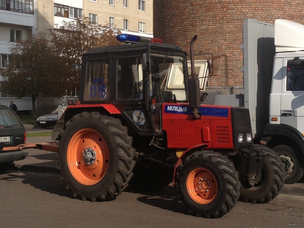 Полицейский трактор купить минитрактор производство белоруссия