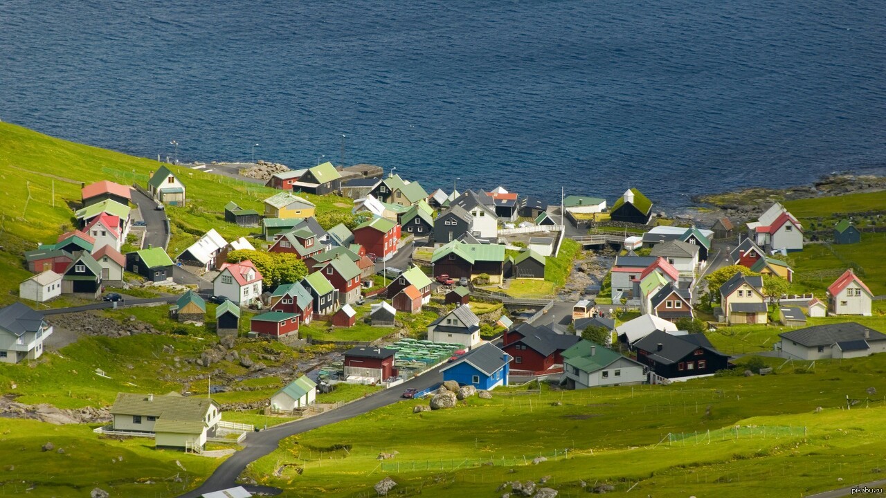 Фарерские острова Северная деревня