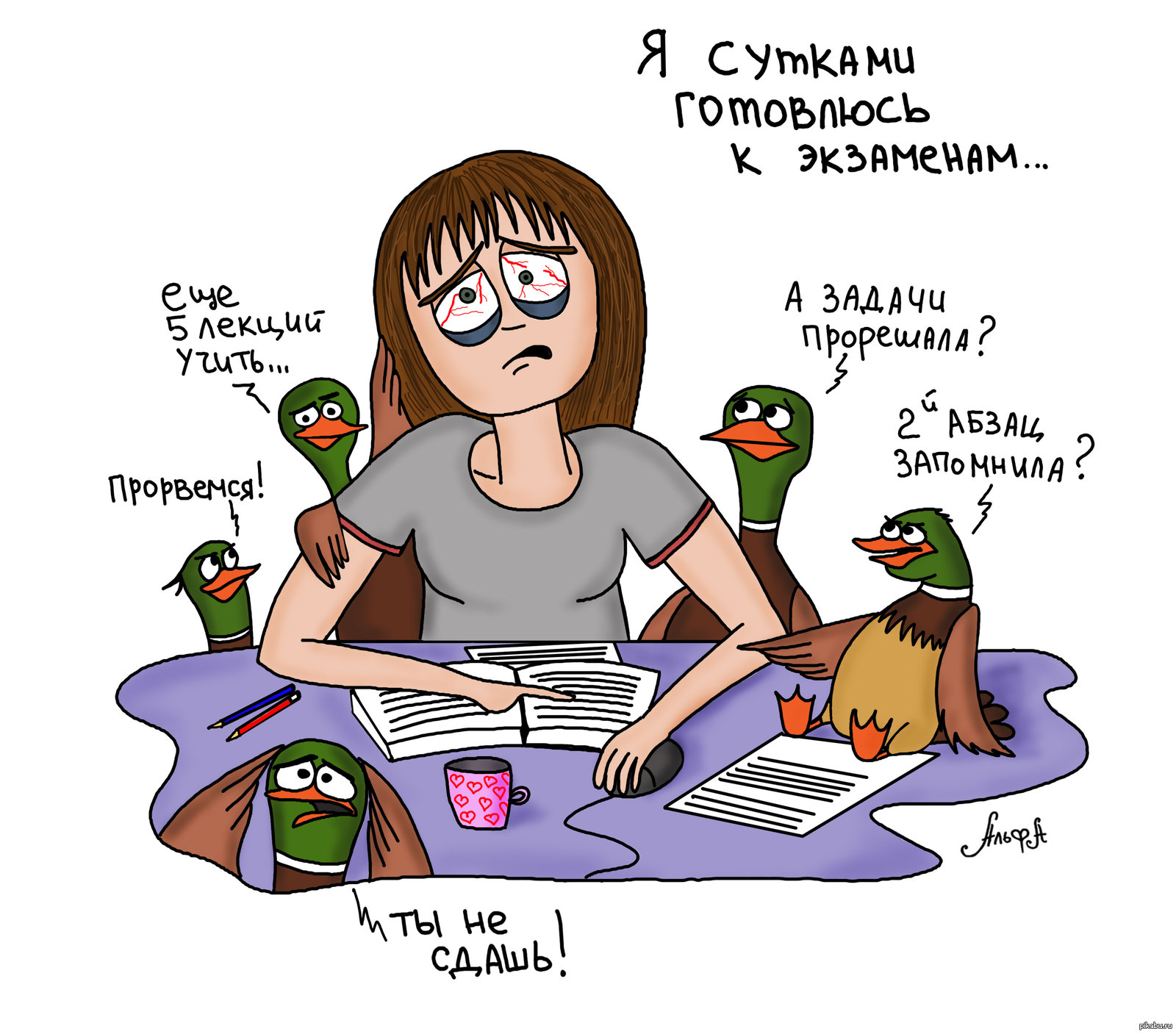 Приколы про учебу картинки, днем рождения