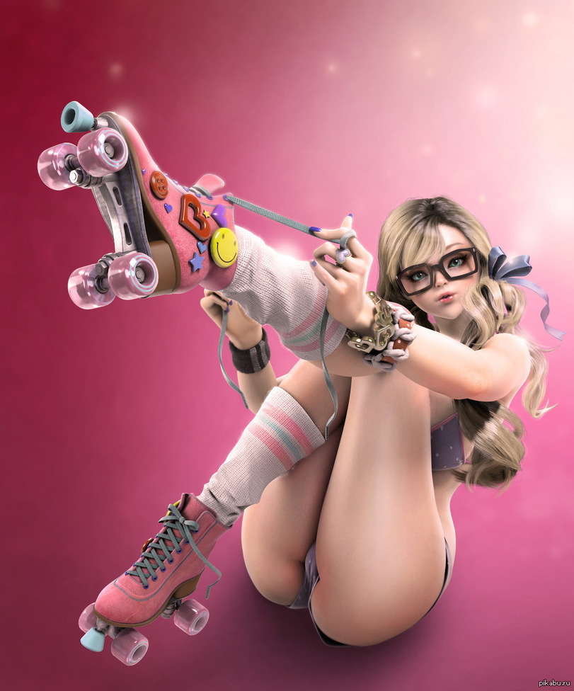 Nude Roller Girl