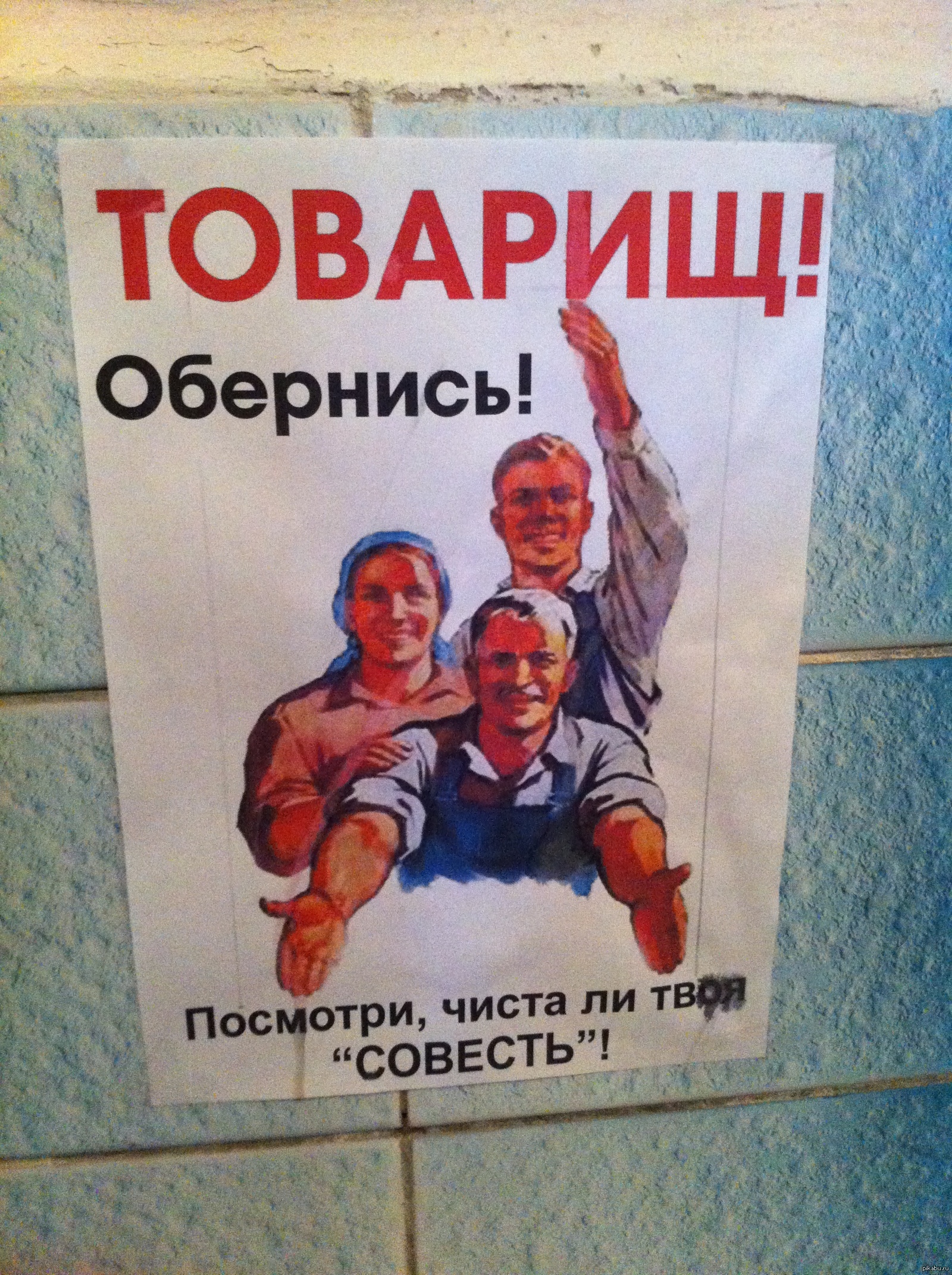 Плакат в туалет