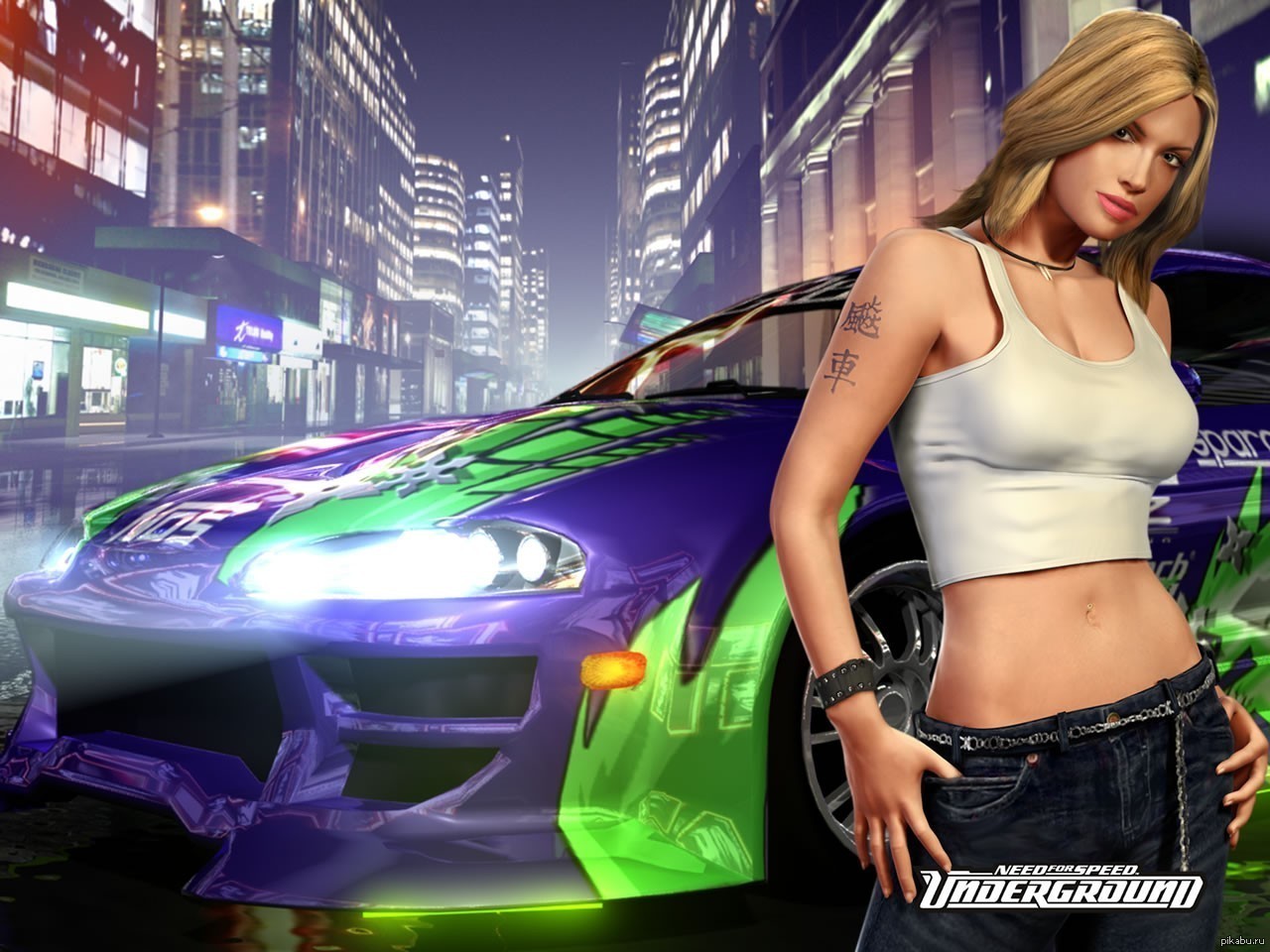 Игра где красивые девушки. Нфс андеграунд 2. Нфс андеграунд 1. Need for Speed Underground 1.