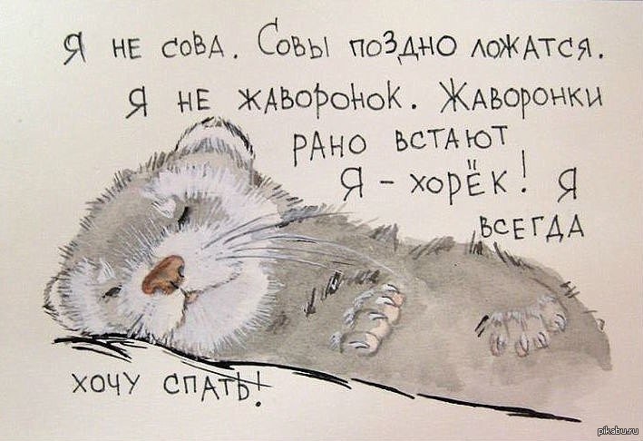 Я спать в картинках