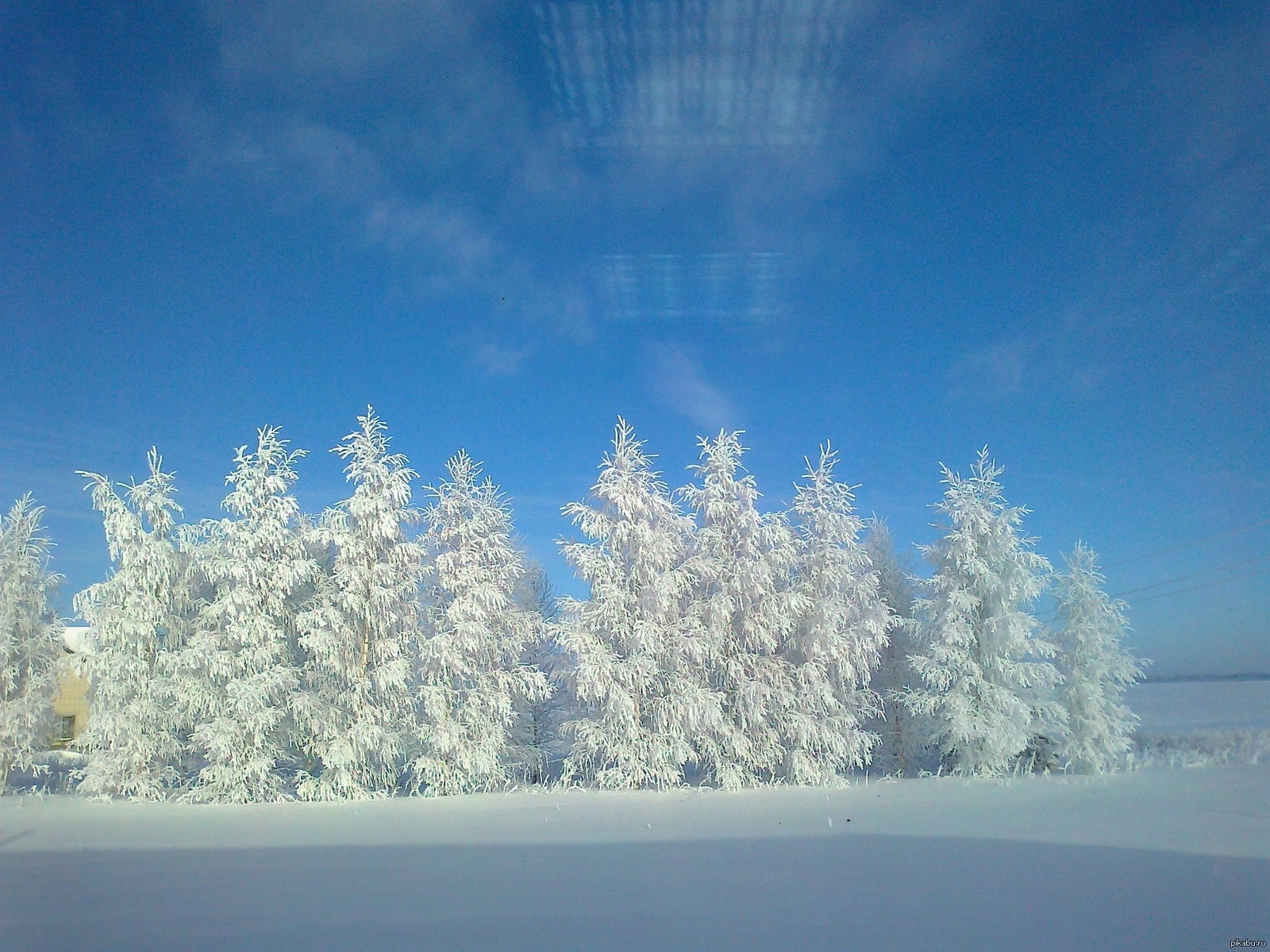 Прошлогодний снег) Или морозный январский денёк) | Пикабу