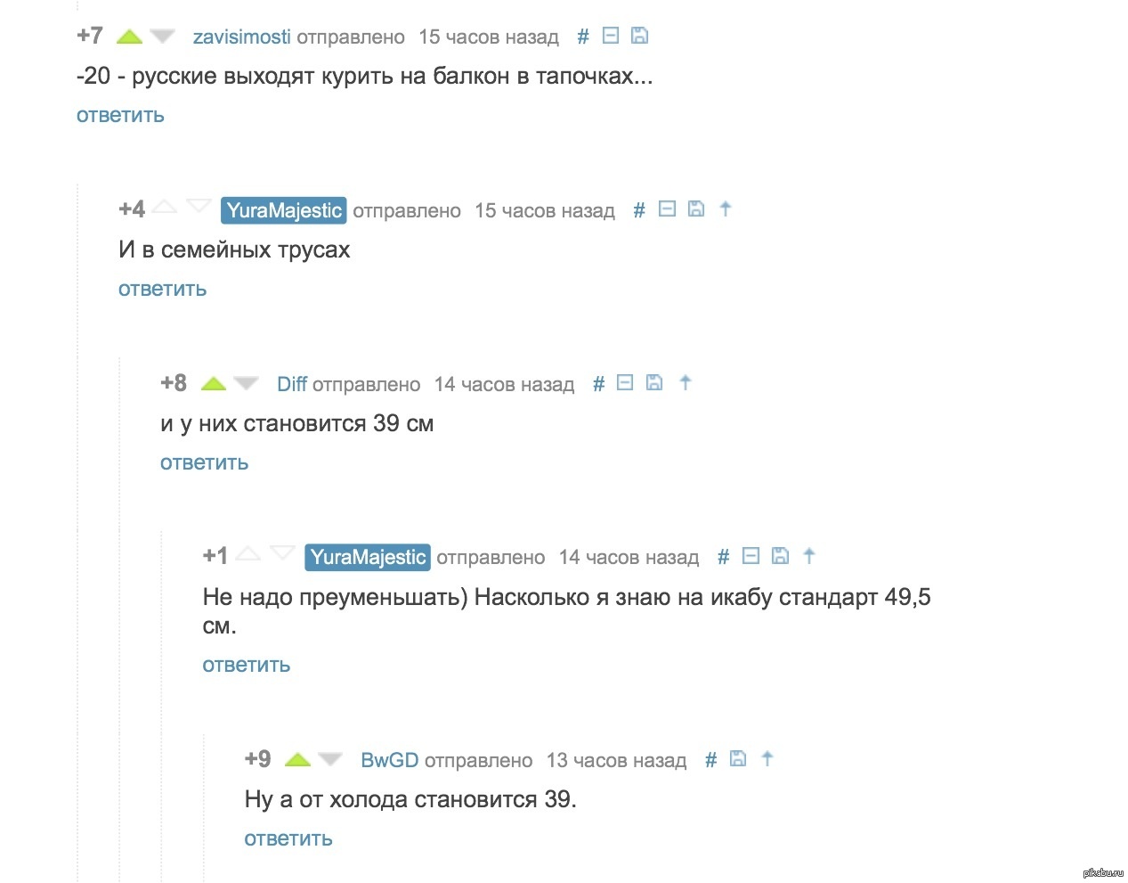 Русскому человеку холод не помеха... | Пикабу