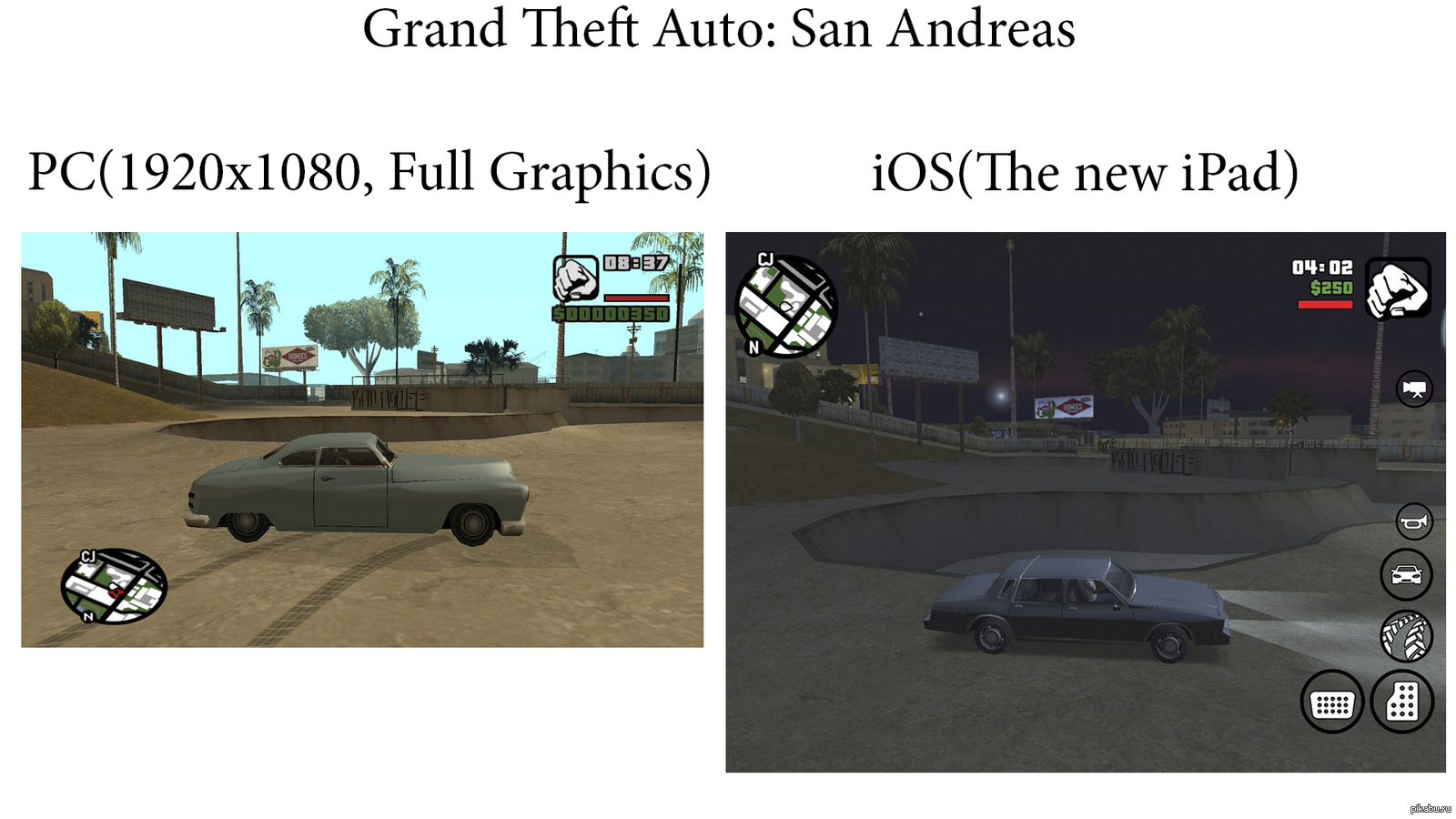 Grand Theft Auto: San Andreas на iOS | Пикабу