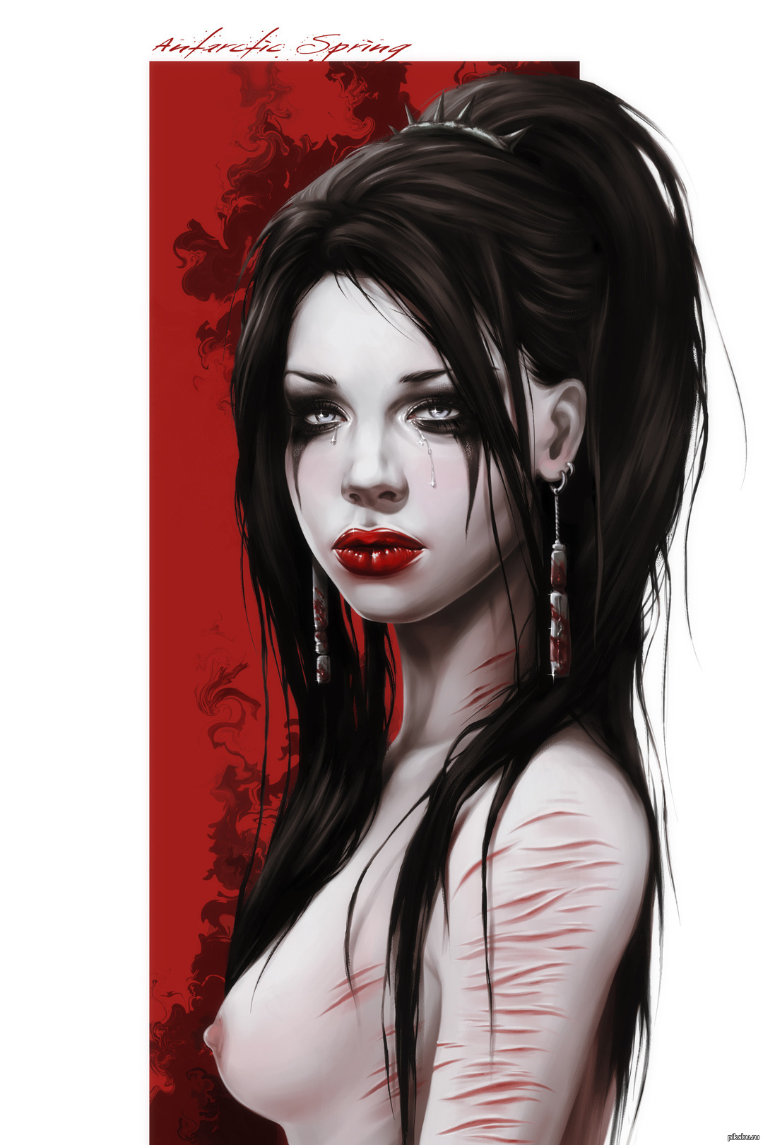 Gothic. - NSFW, Gothic, Art, Girls, Antarcticspring