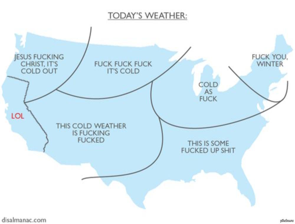 прогноз погоды в сша, Погода, Зима, США.