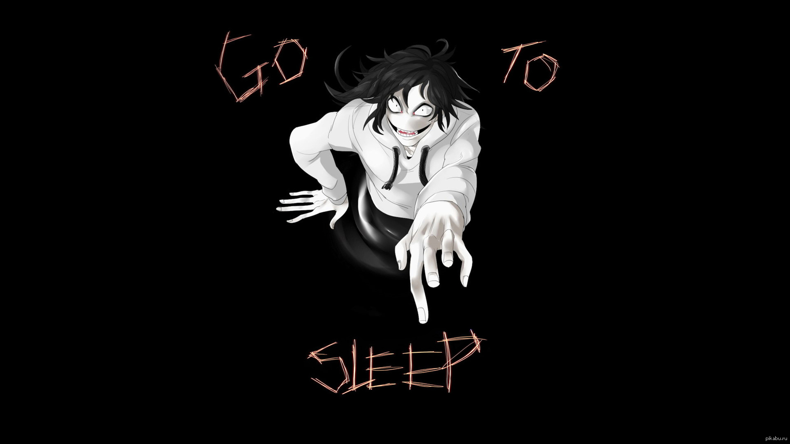 Jeff the killer в широкоформате (обои) - Джефф убийца, Jeff the killer, Широкоформат